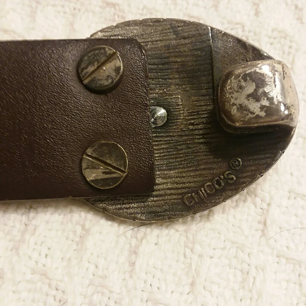 Chico's Brown Leather Belt